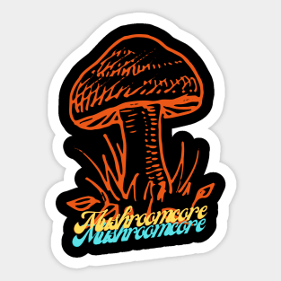 Mushroomcore Madness Sticker